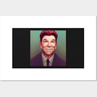 Ronald Reagan | Comics Style Posters and Art